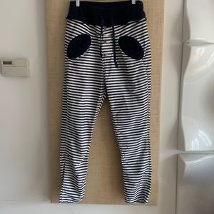 COPY - Kapital prison/sailor stripe dropped crutch pants